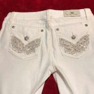 NWT Miss Me Hailey Skinny 32 inch White